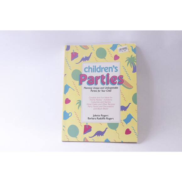Children's Parties, Juliette Rogers, 1990, Tern, Paperback, Fun Ideas, Costumes - Picture 1 of 3